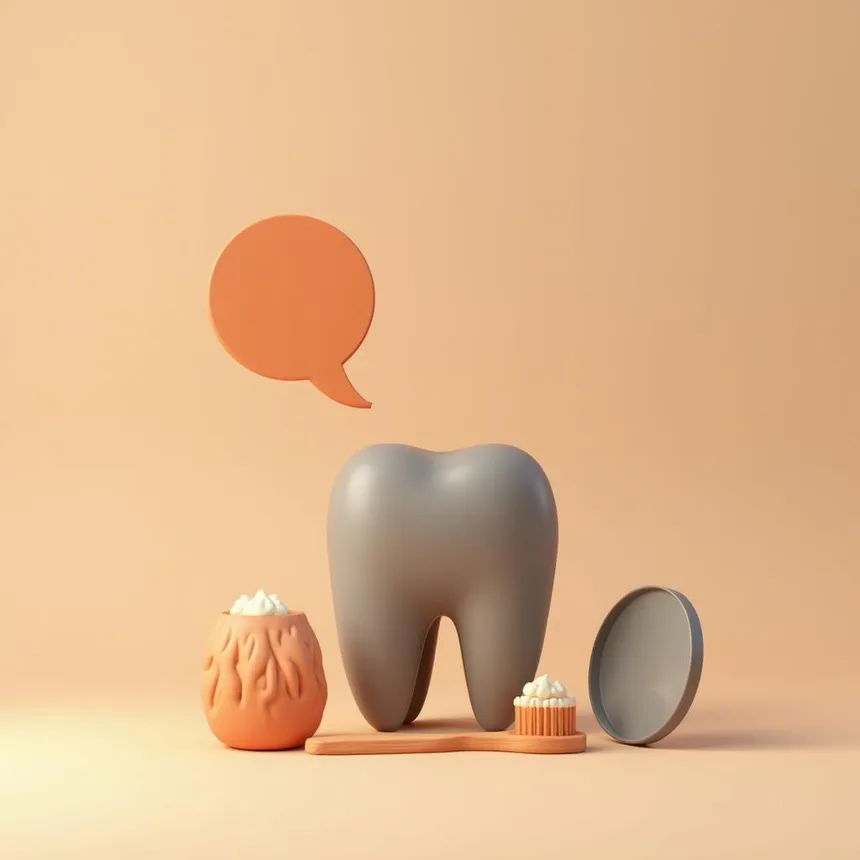 Ilustración representativa de clínica dental