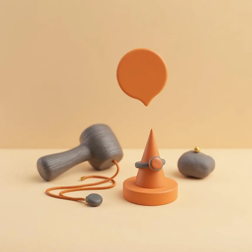 Ilustración representativa de joyería artesanal