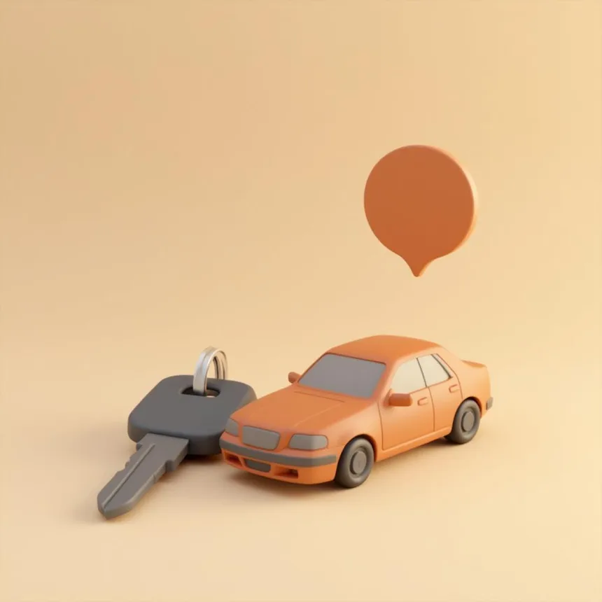 Ilustración representativa de automotora de usados